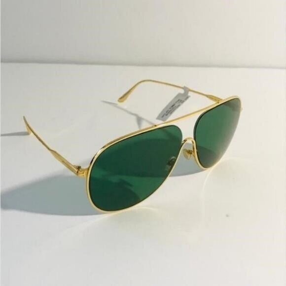New  - Tom Ford Alec Sunglasses Pilot Sunglasses Deep Gold FT0824 Sunglasses - Picture 5 of 10